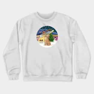 "Christ Magic" with an Orange Tabby Cat Crewneck Sweatshirt